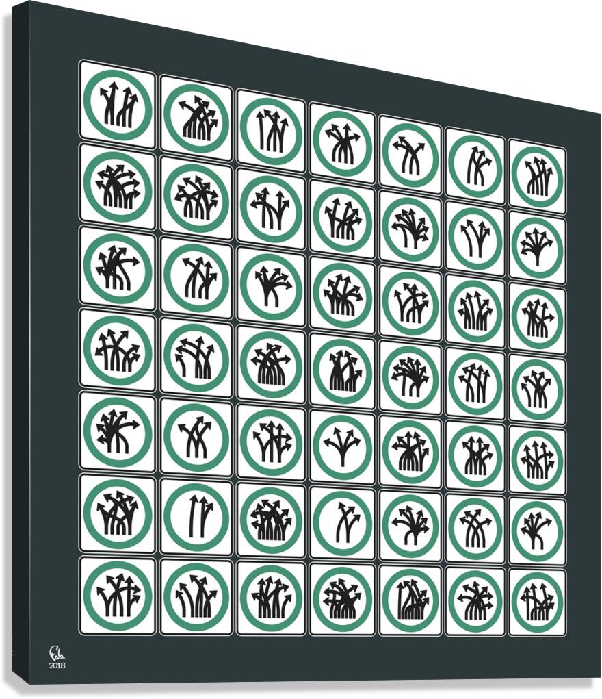 Traffic Delirium 005 Canvas Print