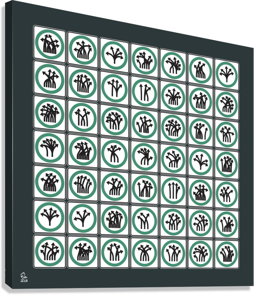 Traffic Delirium 007 Canvas Print