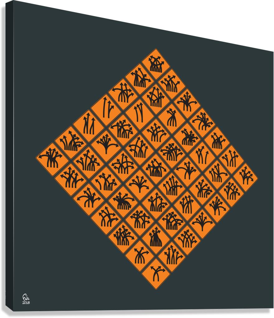 Traffic Delirium 019 Canvas Print