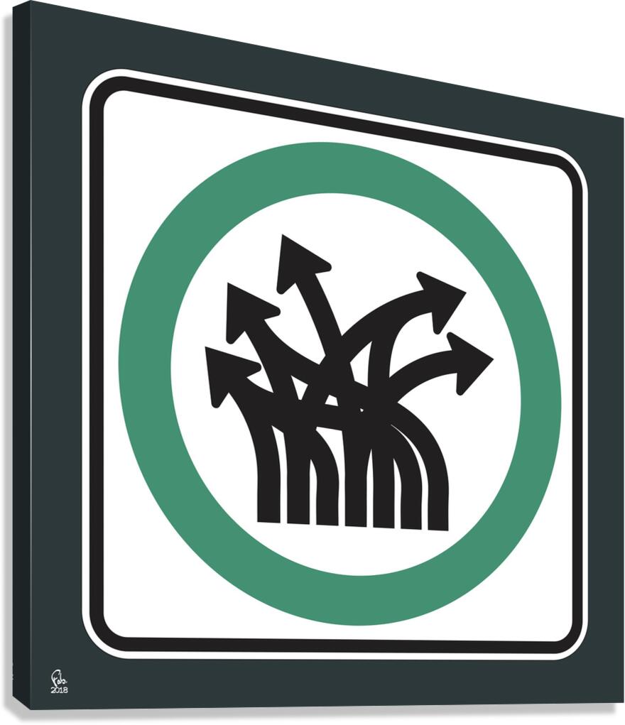 Traffic Delirium 015 Canvas Print