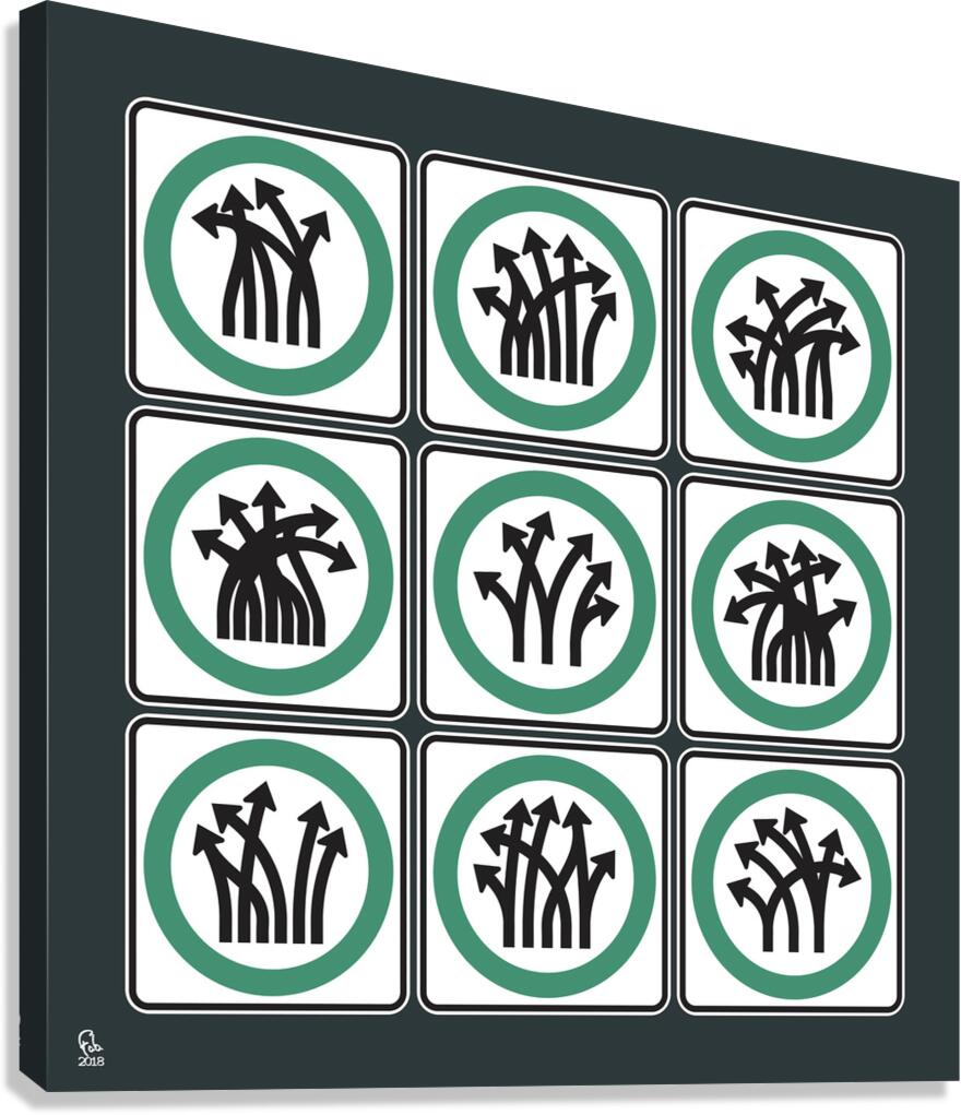 Traffic Delirium 011 Canvas Print