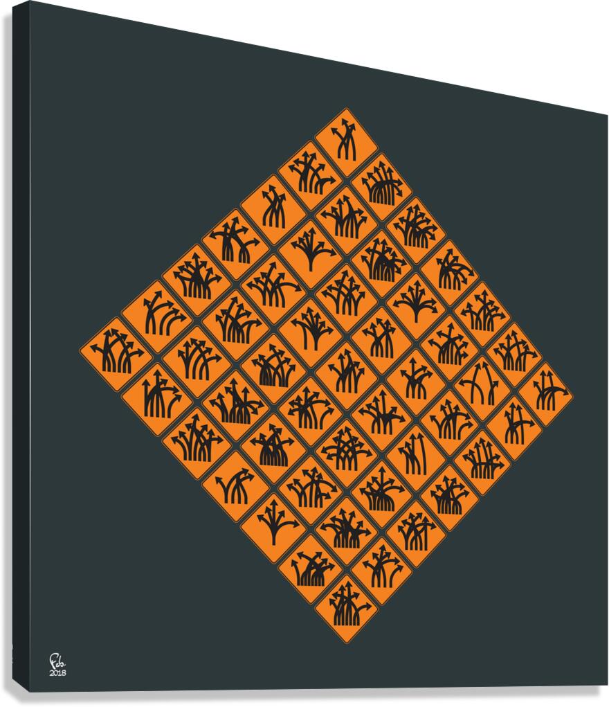 Traffic Delirium 014 Canvas Print