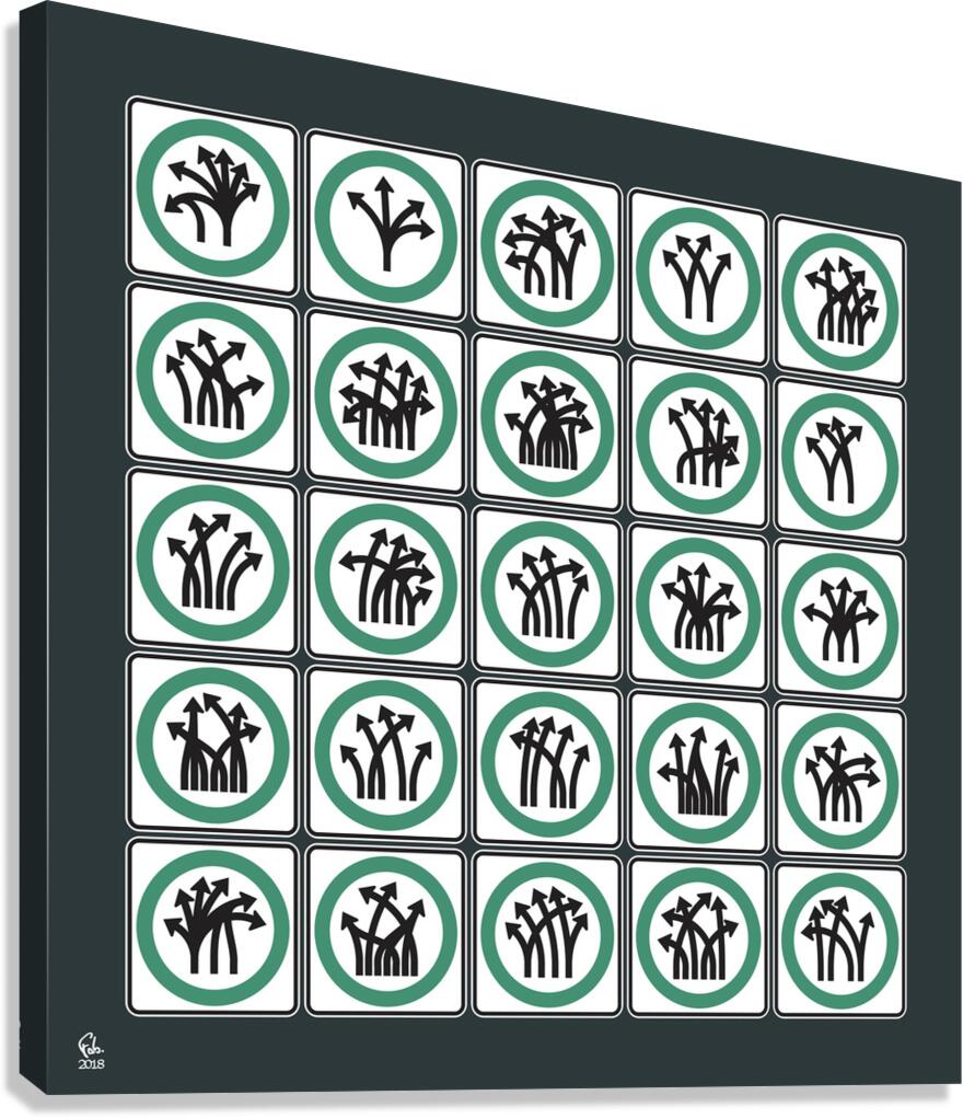 Traffic Delirium 020 Canvas Print