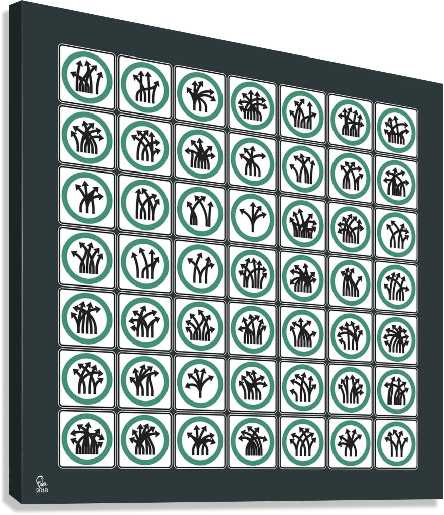 Traffic Delirium 029 Canvas Print