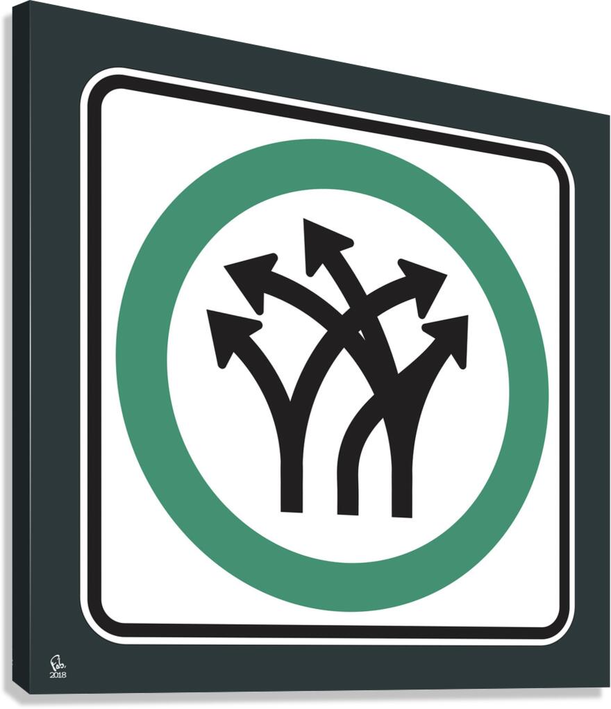 Traffic Delirium 035 Canvas Print