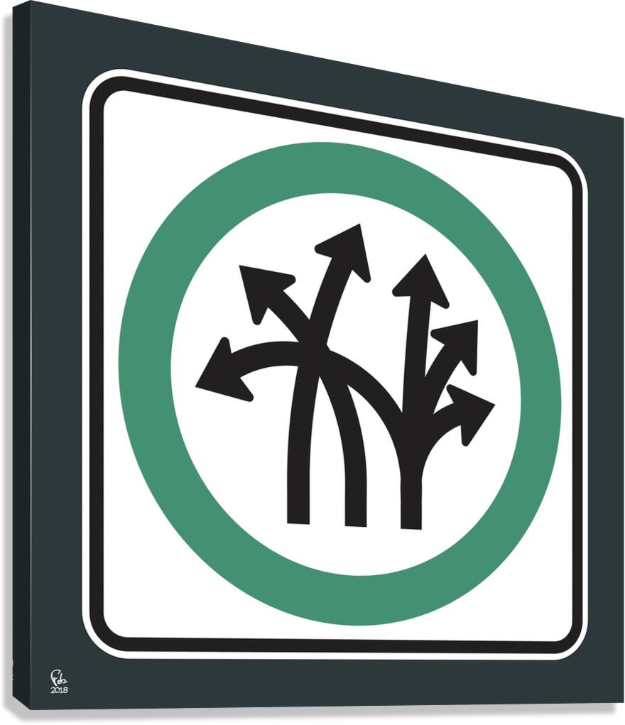 Traffic Delirium 049 Canvas Print