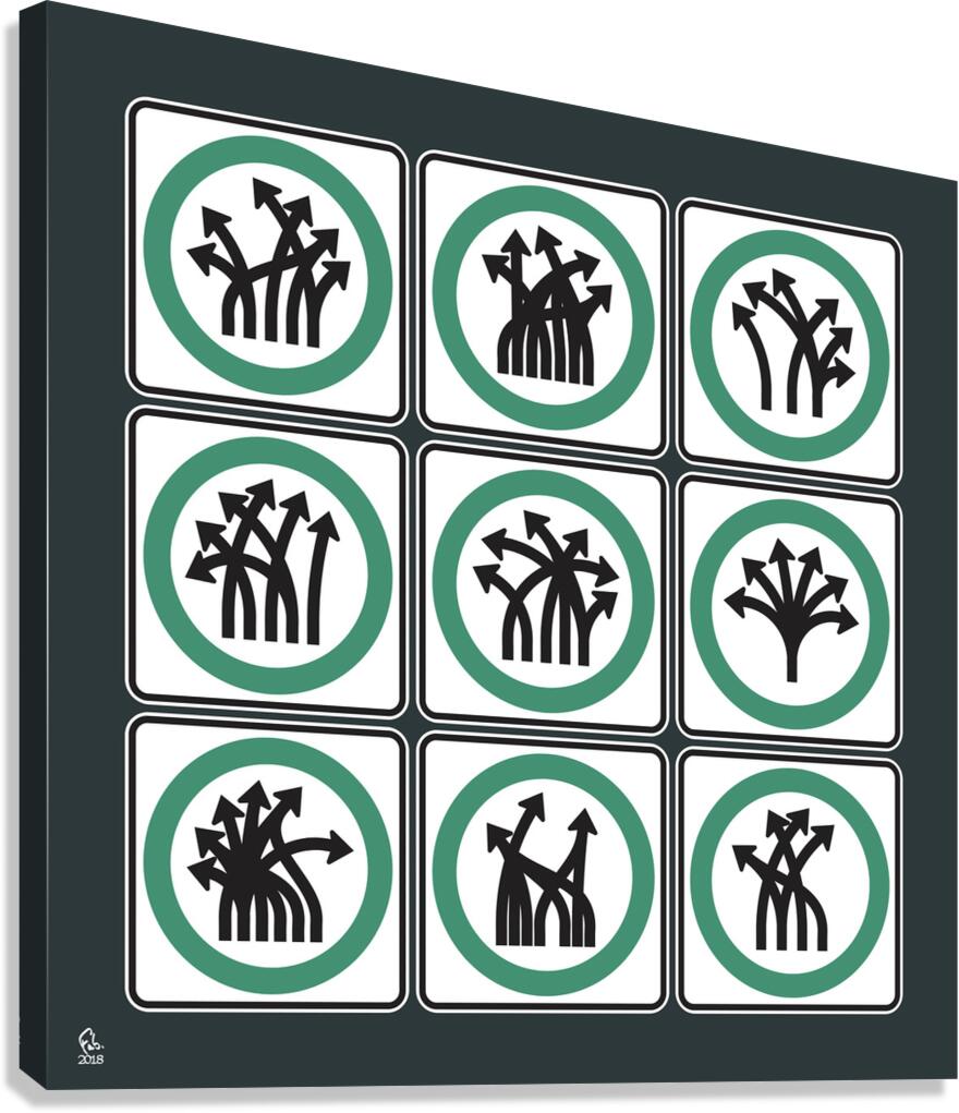 Traffic Delirium 046 Canvas Print