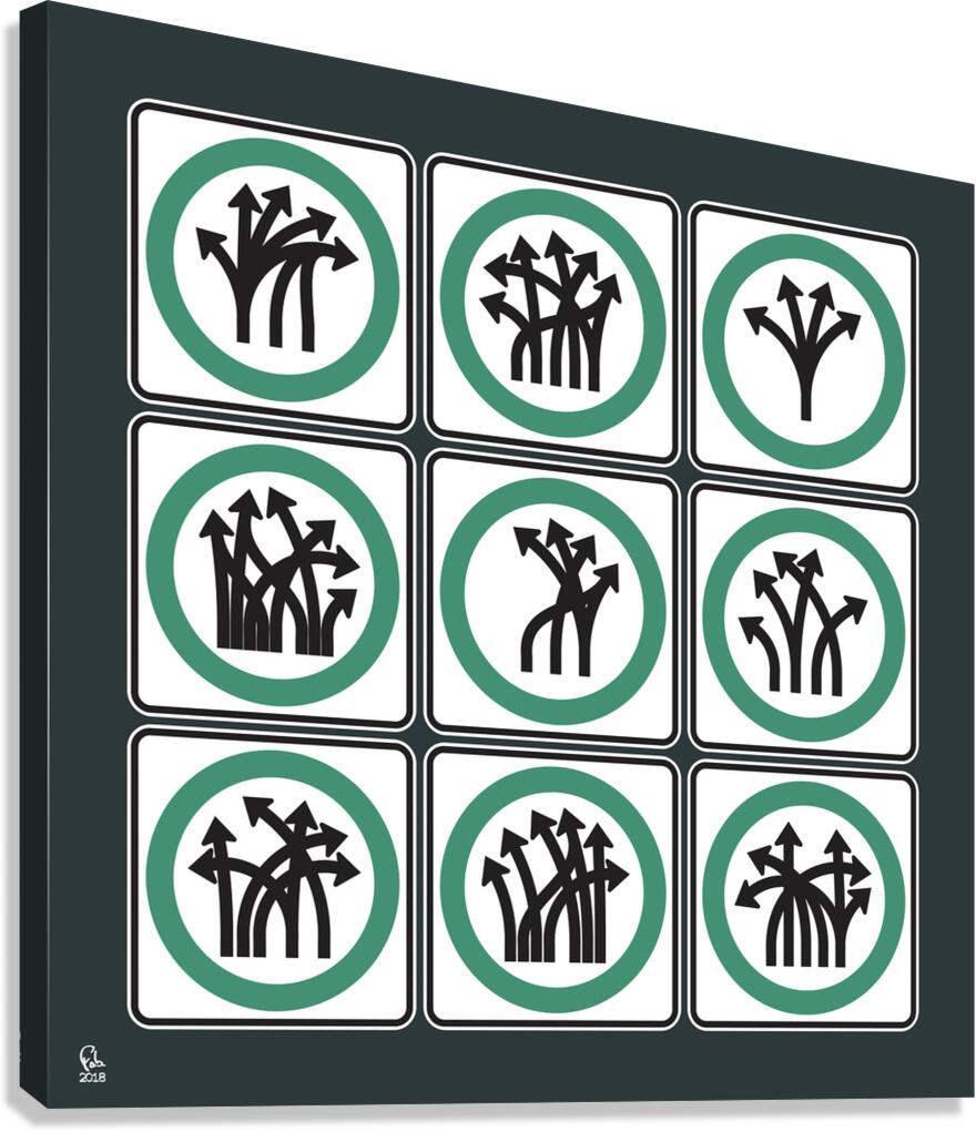 Traffic Delirium 042 Canvas Print