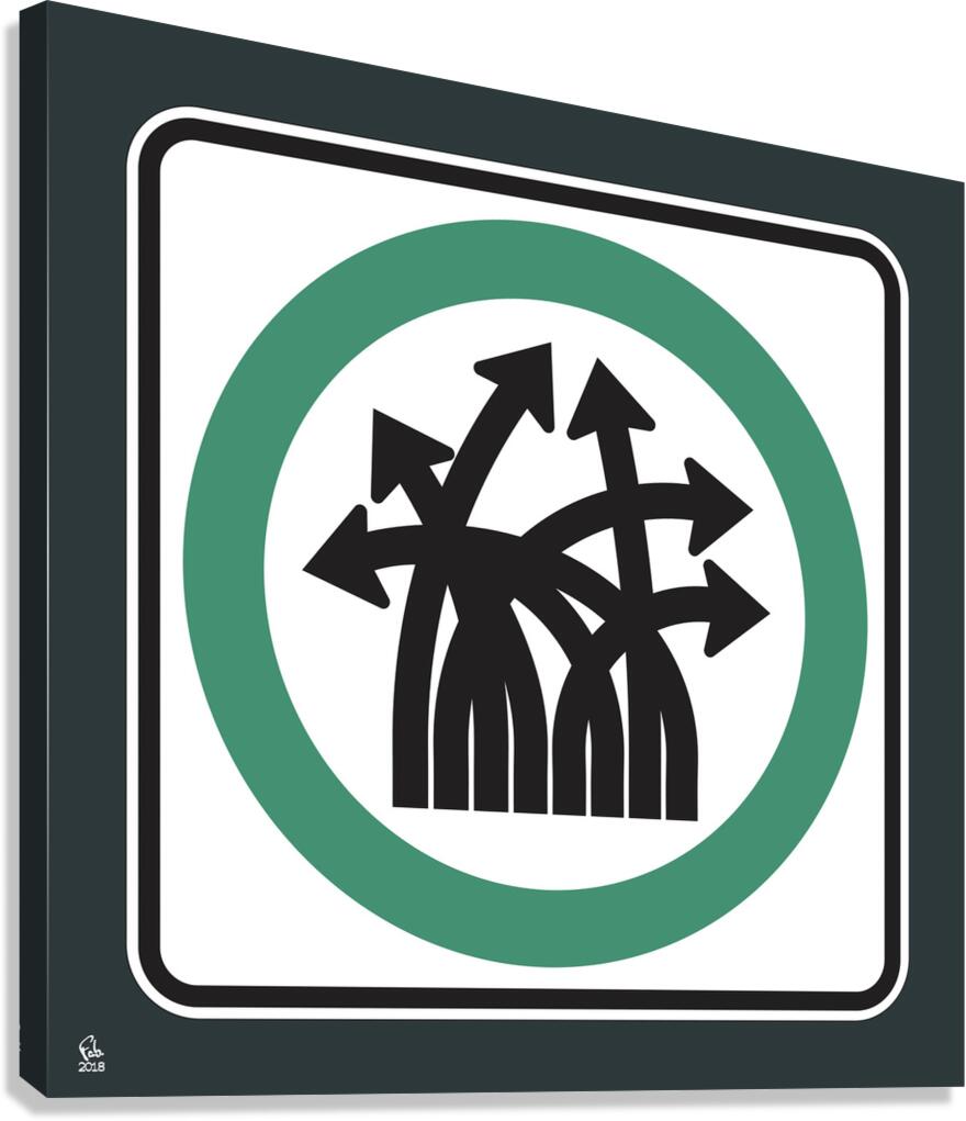 Traffic Delirium 043 Canvas Print