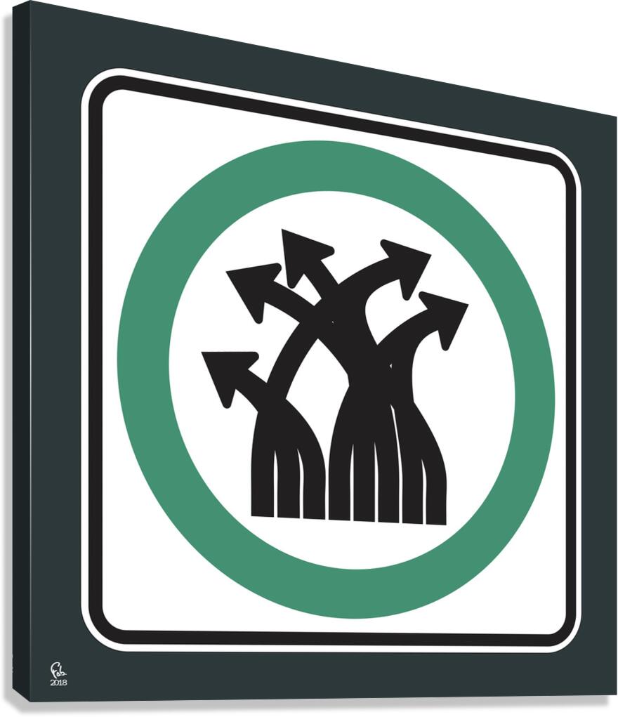 Traffic Delirium 050 Canvas Print