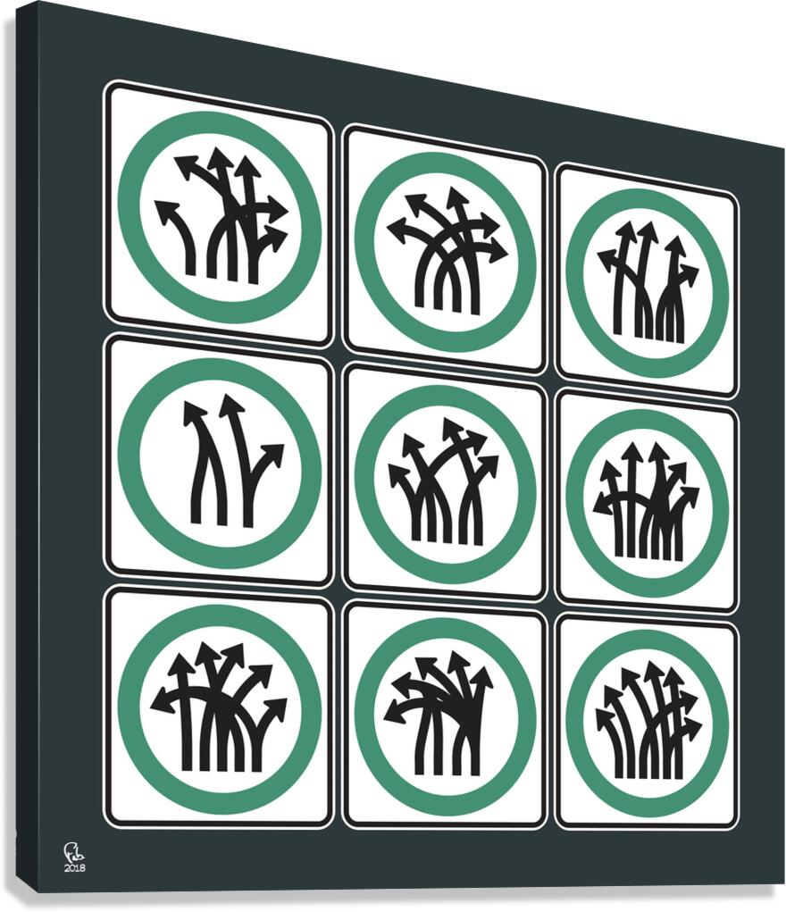 Traffic Delirium 048 Canvas Print