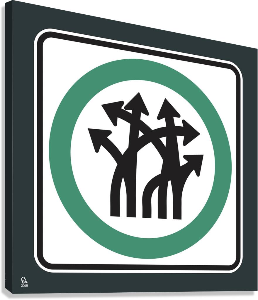 Traffic Delirium 040 Canvas Print