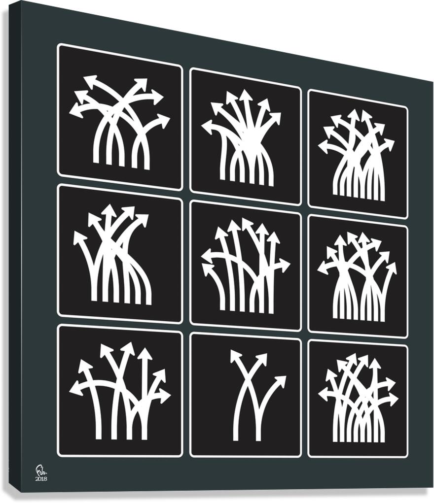 Traffic Delirium 041 Canvas Print