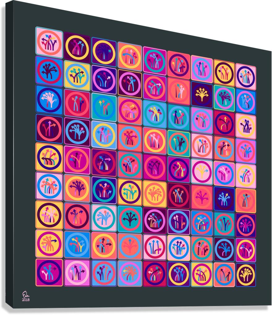 Traffic Circus 003 Canvas Print