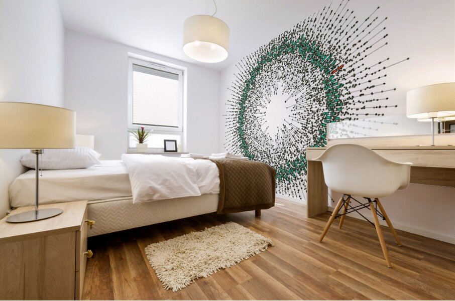 128 confidence intervals N=∞ n=60 1-alpha=99% - theme 2 Mural print