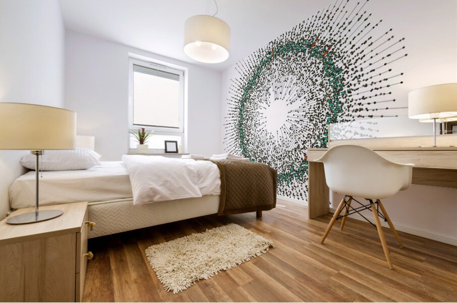 128 confidence intervals N=∞ n=60 1-alpha=95% -  theme 2  Mural print