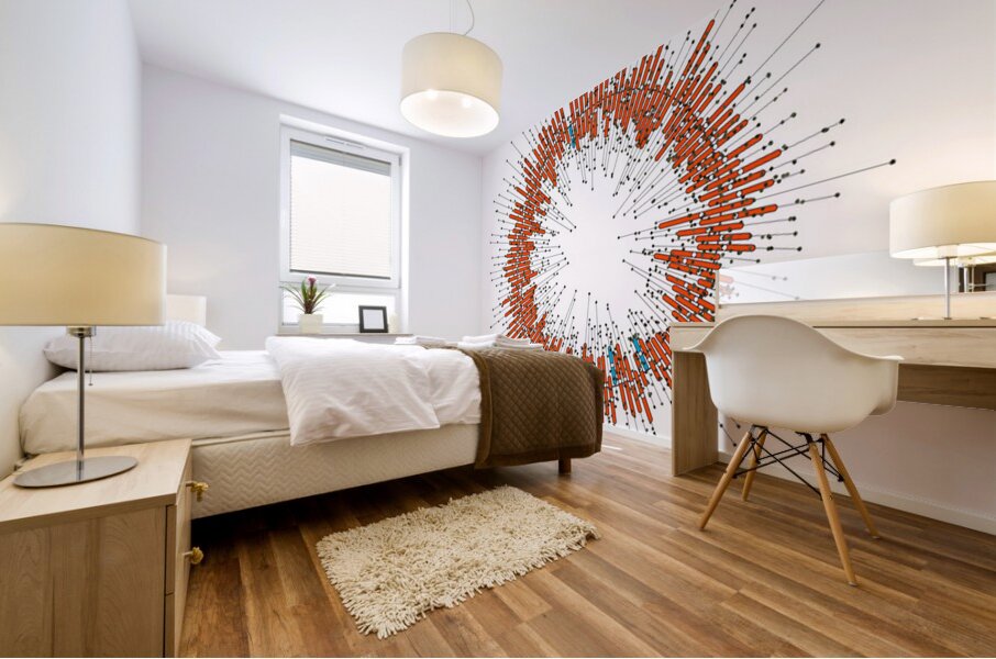 128 confidence intervals N=∞ n=15 1-alpha=99% - theme 1 Mural print